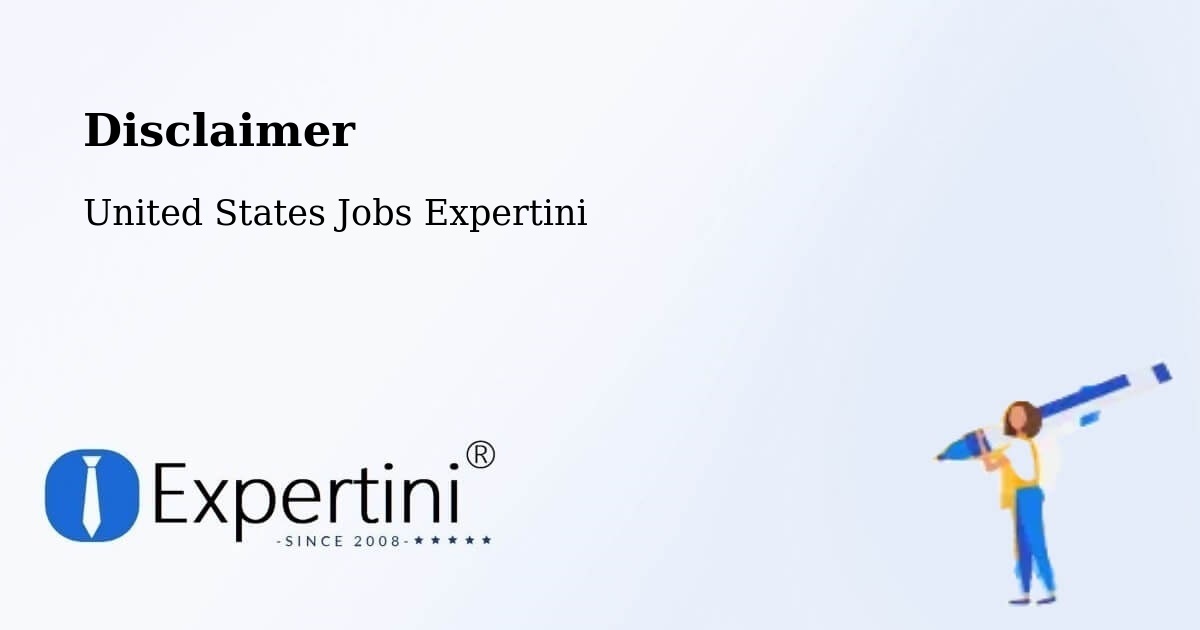 Disclaimer – Corinth - United States Jobs Expertini
