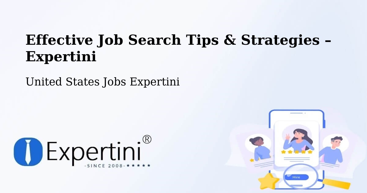 Job Search Tips & Strategies for Job Seekers – Corinth - Corinth, United States Jobs Expertini